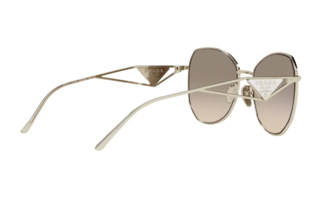 PRADA Full-Rim Irregular Alloy Sunglasses Unisex Couple Style. PR57YS-ZVN3D0 圖 6