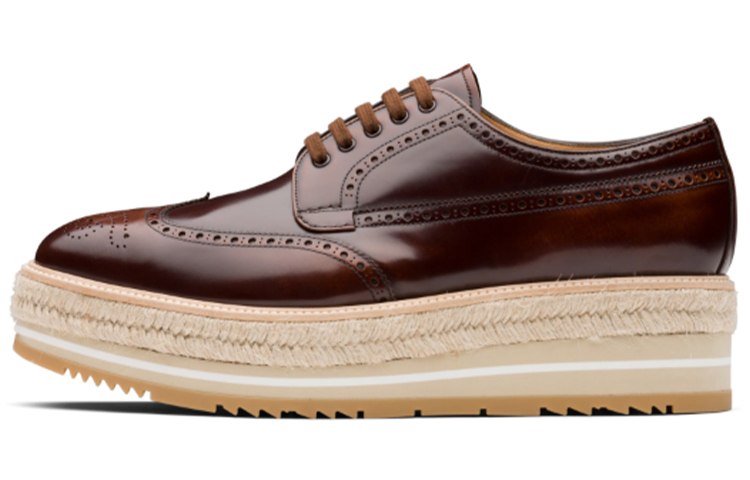 Buy Prada Fumé 'Platform Cokelat Mengkilap' 2EG015_P39_F0005_F_X019