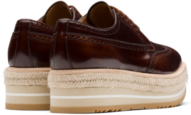 Plataforma Brillante Marrón Prada Fumé 2EG015_P39_F0005_F_X019 Lookbook Plataforma Brillante Marrón Prada Fumé 2EG015_P39_F0005_F_X019