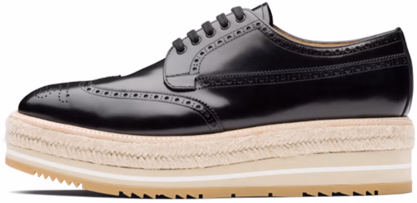 Prada Fumé 'Mocasín Retro de Suela Gruesa' (Negro) 2EG015_P39_F0002_F_X019 Buy Prada Fumé 'Mocasín Retro de Suela Gruesa' (Negro) 2EG015_P39_F0002_F_X019