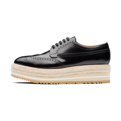 Prada Fumé 'Retro Chunky Sole Loafer' ( Black)