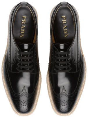 Prada Fumé 'Mocasín Retro de Suela Gruesa' (Negro) 2EG015_P39_F0002_F_X019 Shop Prada Fumé 'Mocasín Retro de Suela Gruesa' (Negro) 2EG015_P39_F0002_F_X019