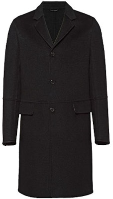 PRADA FW19 Wool Mid-Length Solid Single-Breasted Coat. UC404D-03H-F0002-S-182 Order PRADA FW19 Wool Mid-Length Solid Single-Breasted Coat. UC404D-03H-F0002-S-182