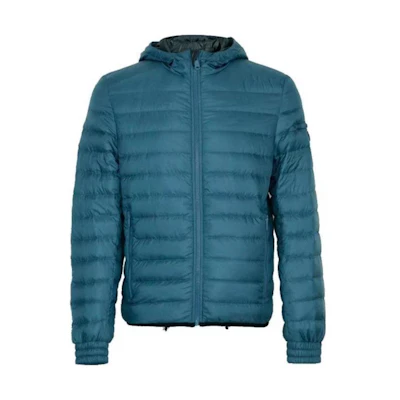 PRADA FW20 Blue Hooded Zip Long Sleeve Down Jacket SGN958-1ID1-F0BQ1