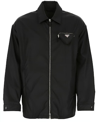 PRADA FW21 Black Casual Logo Zip-Up Jacket with Collar. SGB917S2121WQ8-F0002 Buy PRADA FW21 Black Casual Logo Zip-Up Jacket with Collar. SGB917S2121WQ8-F0002