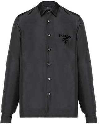 PRADA FW21 Black Logo Long Sleeve UV Protection Shirt UCN413-1Z5E-F0002-S-221 Buy PRADA FW21 Black Logo Long Sleeve UV Protection Shirt UCN413-1Z5E-F0002-S-221