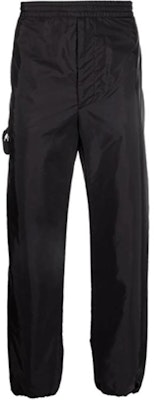 普拉达FW21黑色宽松版标志补丁休闲裤。 SPH141-1WQ9-S-212-F0002 Buy 普拉达FW21黑色宽松版标志补丁休闲裤。 SPH141-1WQ9-S-212-F0002