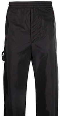 普拉达FW21黑色宽松版标志补丁休闲裤。 SPH141-1WQ9-S-212-F0002 Purchase 普拉达FW21黑色宽松版标志补丁休闲裤。 SPH141-1WQ9-S-212-F0002