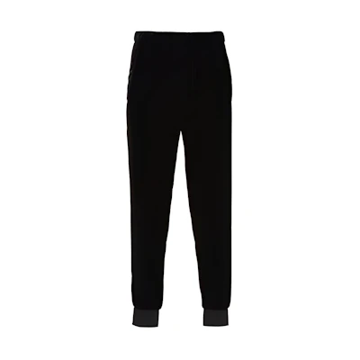 PRADA FW21 Black Solid Knit Jogger Pants SPH166-1Z8W-F0002-S-221
