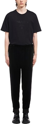 프라다 FW21 블랙 솔리드 니트 조거 팬츠 SPH166-1Z8W-F0002-S-221 Lookbook 프라다 FW21 블랙 솔리드 니트 조거 팬츠 SPH166-1Z8W-F0002-S-221