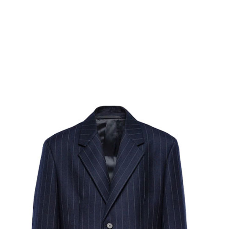 Details for PRADA FW21 藍色條紋羊毛單排扣西裝外套。 UGM169-1ZCX-F0008-S-212