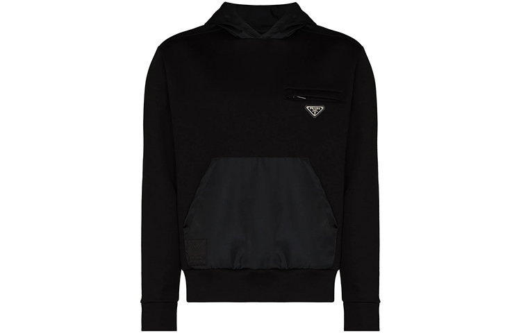 Prada FW21 Logo Hoodie Black UJL172S2021YFJ-F0806