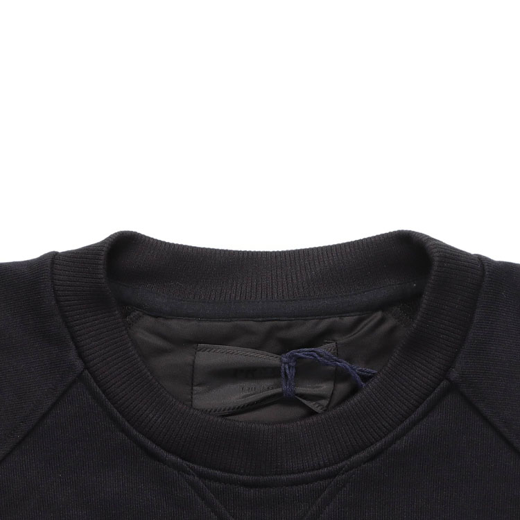 Details for 프라다 FW21 로고 프린트 유니섹스 블랙 크루넥 스웨트셔츠. UJL1901YYB-F0806-S-202