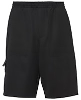 PRADA FW21 Loose Fit Casual Shorts Solid Color Black SPH179-1XTO-F0002-S-221 PRADA FW21 Loose Fit Casual Shorts Solid Color Black SPH179-1XTO-F0002-S-221