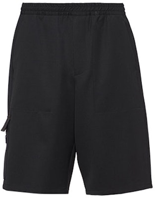 PRADA 2021秋冬宽松版休闲短裤纯色黑色 SPH179-1XTO-F0002-S-221 Order PRADA 2021秋冬宽松版休闲短裤纯色黑色 SPH179-1XTO-F0002-S-221