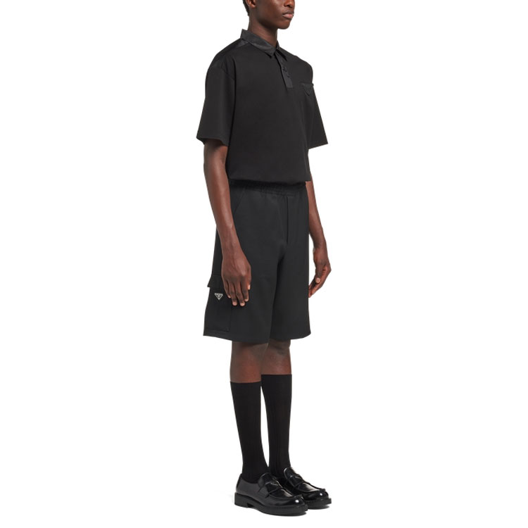 Purchase PRADA 2021秋冬宽松版休闲短裤纯色黑色 SPH179-1XTO-F0002-S-221