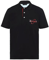 PRADA FW21 Loose Fit Logo Polo Shirt Black UJN651-S201-1WO4 PRADA FW21 Loose Fit Logo Polo Shirt Black UJN651-S201-1WO4