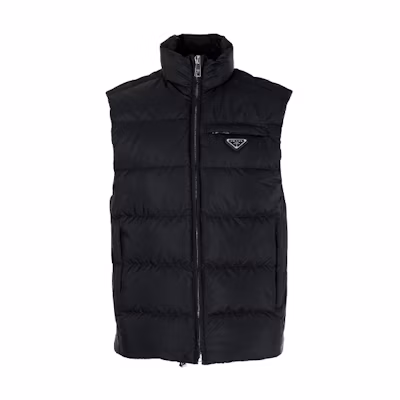 PRADA FW21 Padded Zip-Up Vest Black SGX033-1WQ9-F0806
