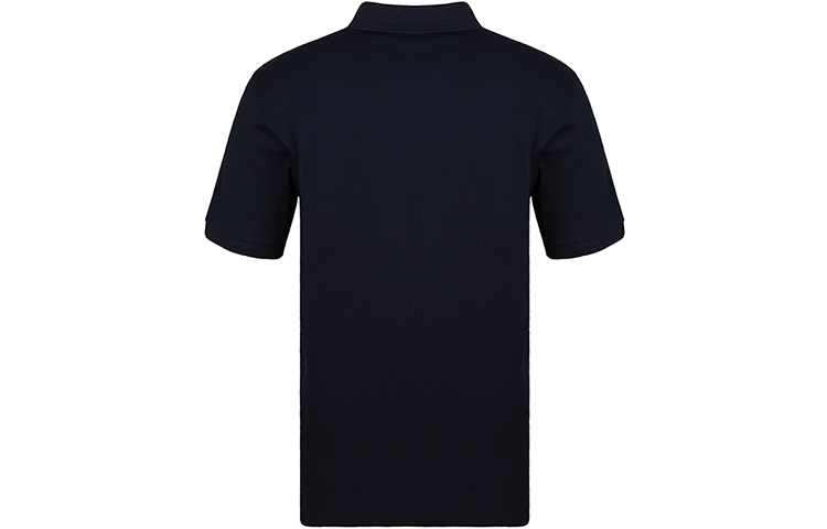 Lookbook プラダ FW21 ロゴパッチ付き無地ポロシャツ - ダークブルー UJN444XGS-F0124