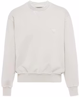 Prada FW21 Triangle Logo Crewneck Sweatshirt Men’s Off-White UJL163S2111YFT-F0018 Prada FW21 Triangle Logo Crewneck Sweatshirt Men’s Off-White UJL163S2111YFT-F0018