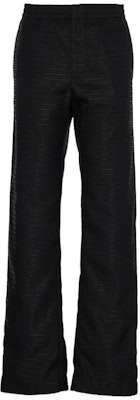 普拉达 FW22 黑色休闲裤 后袋三角标设计. SPH225-11FC-F0002-S-222 Order 普拉达 FW22 黑色休闲裤 后袋三角标设计. SPH225-11FC-F0002-S-222