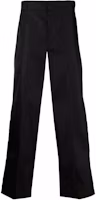PRADA FW22 Black Casual Pants with Logo Plaque. SPG30-1WQ8-F0002-S-182 PRADA FW22 Black Casual Pants with Logo Plaque. SPG30-1WQ8-F0002-S-182