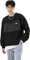Details for PRADA FW22 黑色標誌長袖圓領衛衣 UJL096-11JE-F0806-S-222