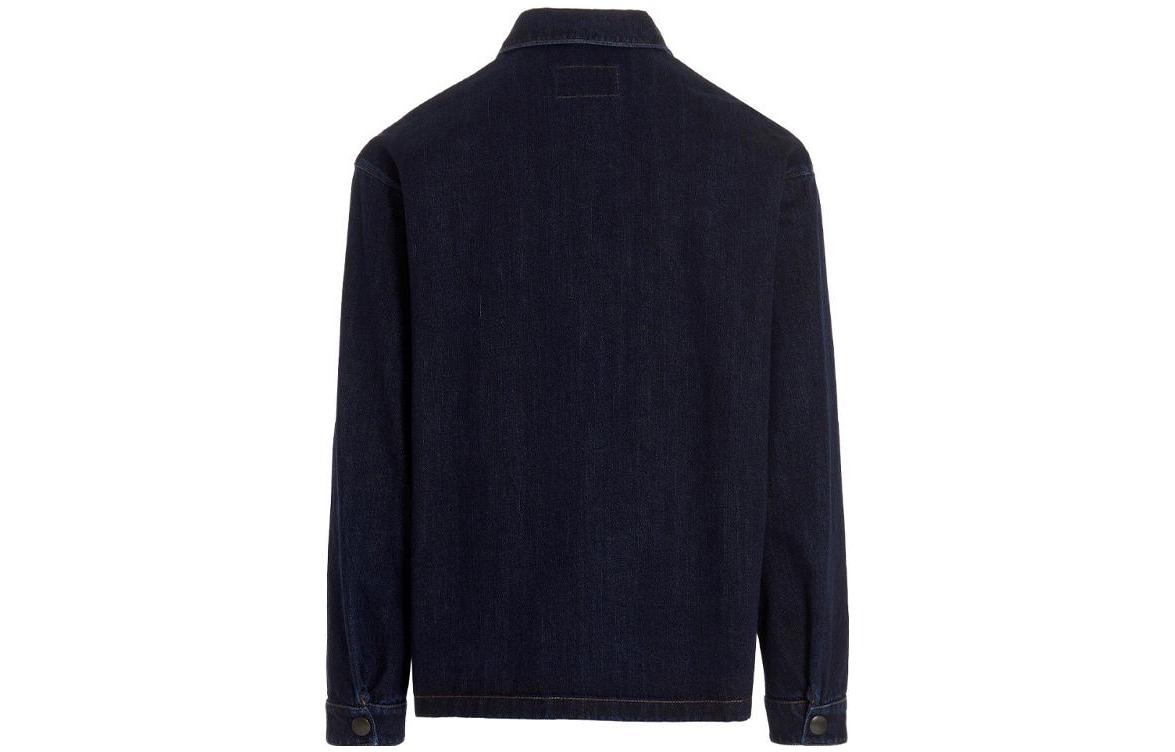 Lookbook 프라다 FW22 블랙 루즈핏 선프로텍션 데님 셔츠. GEC066109J-F0008