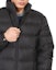 Details for PRADA FW22 Black Puffer Jacket with Logo and Zip Closure. SGY091-106O-F0002