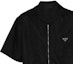 Purchase 프라다 FW22 블랙 반팔 지퍼 셔츠 칼라 디자인 SC620S22211FCF0002