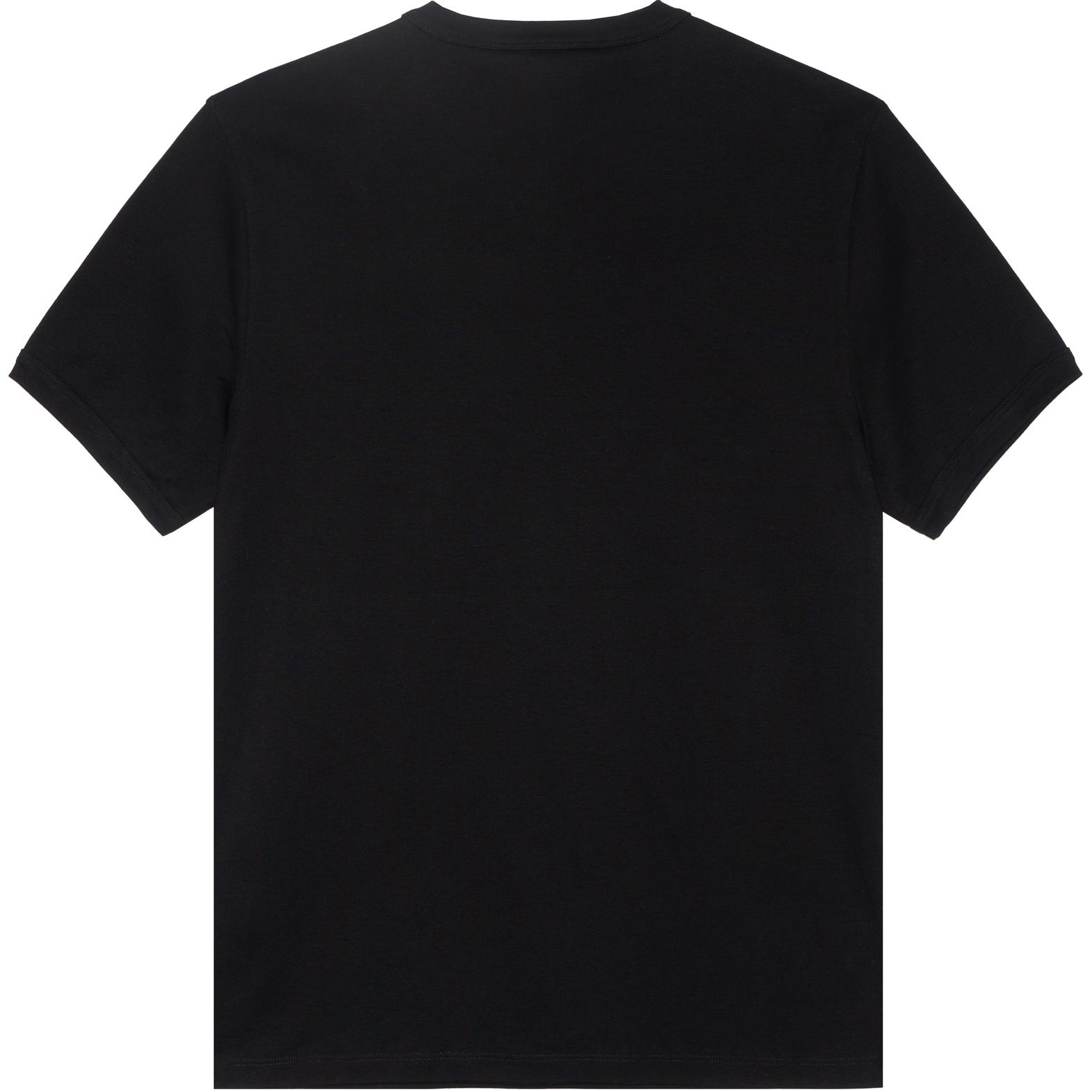 Lookbook PRADA FW22 Baju-T Hitam Logo Lengan Pendek Crewneck UJN824-11ZM-F0002-S-222