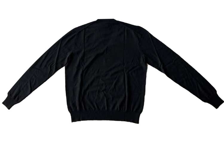 Lookbook PRADA FW22 黑色V領長袖針織毛衣 DNA888-1LR5-F0002-S-201