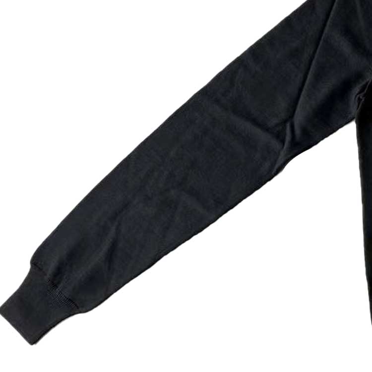 Sizing PRADA FW22 黑色V領長袖針織毛衣 DNA888-1LR5-F0002-S-201