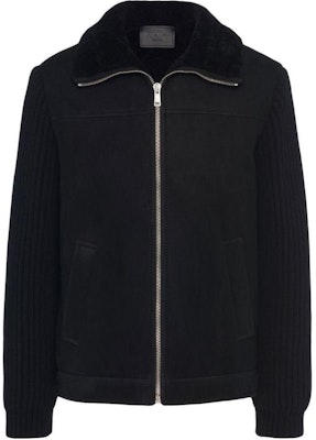 프라다 FW22 블랙 지퍼 업 롱 슬리브 재킷 플레인 칼라 UPW435S222JHY-F0806 Buy 프라다 FW22 블랙 지퍼 업 롱 슬리브 재킷 플레인 칼라 UPW435S222JHY-F0806