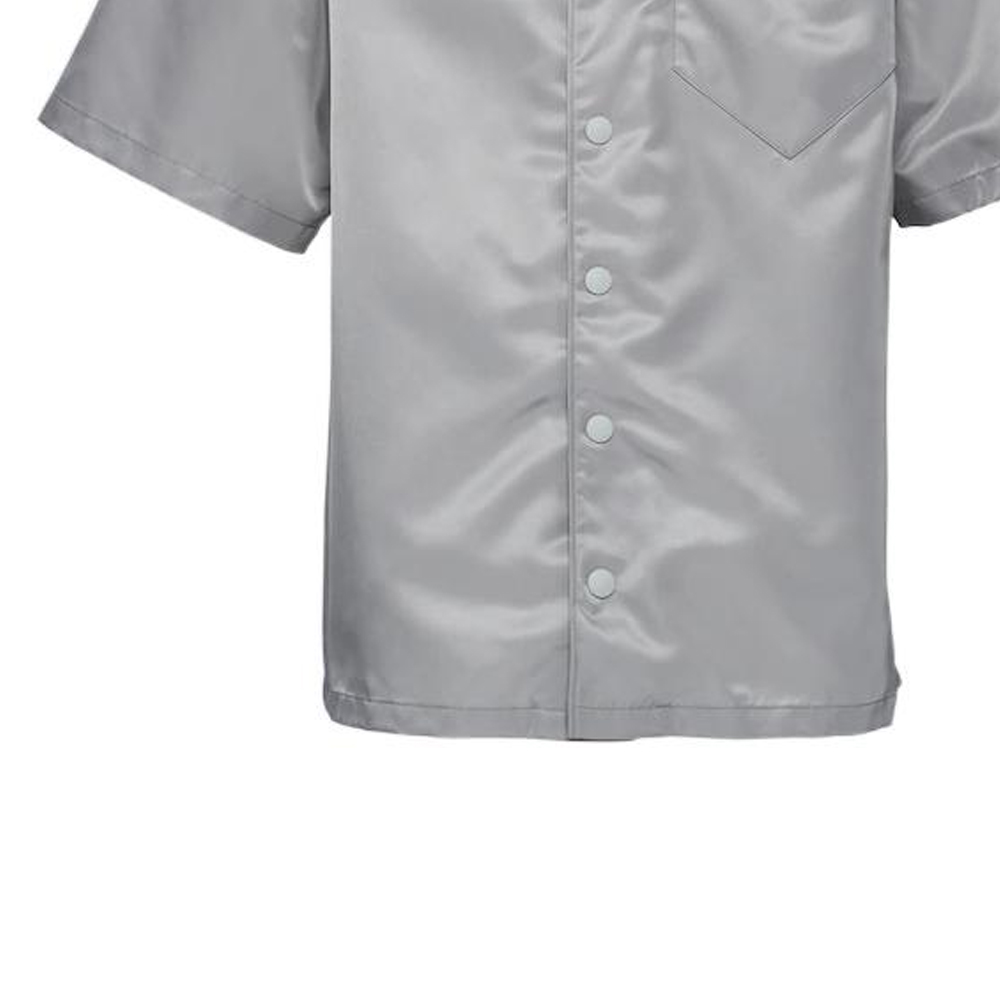 Details for 프라다 FW22 그레이 선블록 셔츠 가슴 포켓 로고. SC513-1WQ8-F0K44-S-202