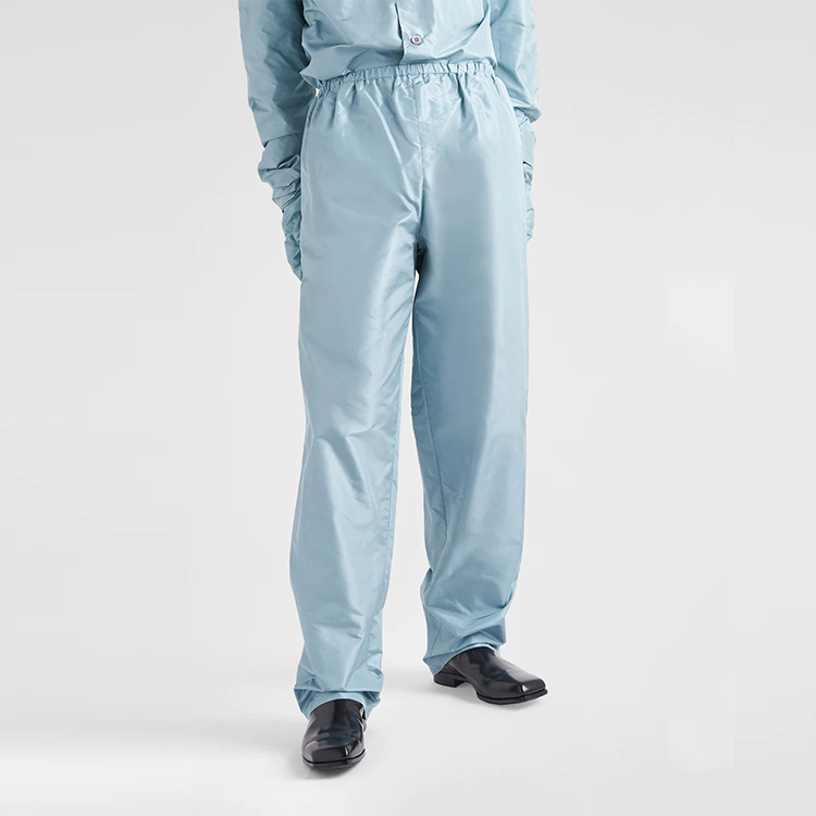 Purchase PRADA FW22 寬鬆直筒休閒長褲 藍色 SPH229-11I2-F0035-S-222