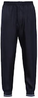 PRADA FW22 Navy Blue Colorblock Jogger Pants SPH185-1QWC-F0008-S-221 PRADA FW22 Navy Blue Colorblock Jogger Pants SPH185-1QWC-F0008-S-221