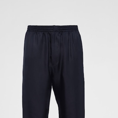 普拉达FW22海军蓝拼色运动裤 SPH185-1QWC-F0008-S-221 Sizing 普拉达FW22海军蓝拼色运动裤 SPH185-1QWC-F0008-S-221