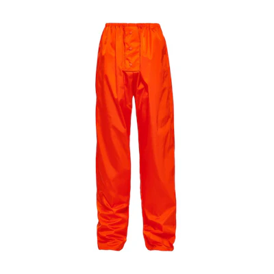PRADA FW22 Relaxed-Fit Elastic Waist Trousers Orange SPH231-1WQ8-F0049-S-222