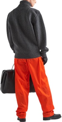 普拉达 FW22 橙色宽松弹性腰休闲裤 SPH231-1WQ8-F0049-S-222 Shop 普拉达 FW22 橙色宽松弹性腰休闲裤 SPH231-1WQ8-F0049-S-222