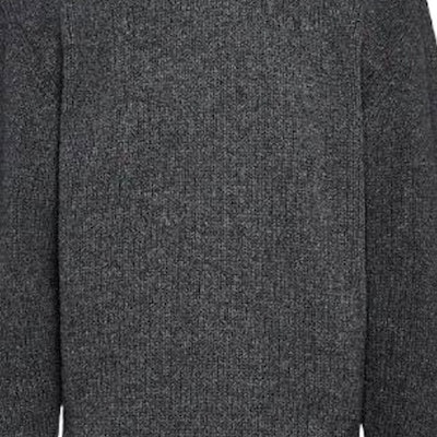 PRADA FW22 Suéter de Lana Acanalado Cuello Alto Gris Pizarra. UMR526-11IO-F0480-S-222 Sizing PRADA FW22 Suéter de Lana Acanalado Cuello Alto Gris Pizarra. UMR526-11IO-F0480-S-222