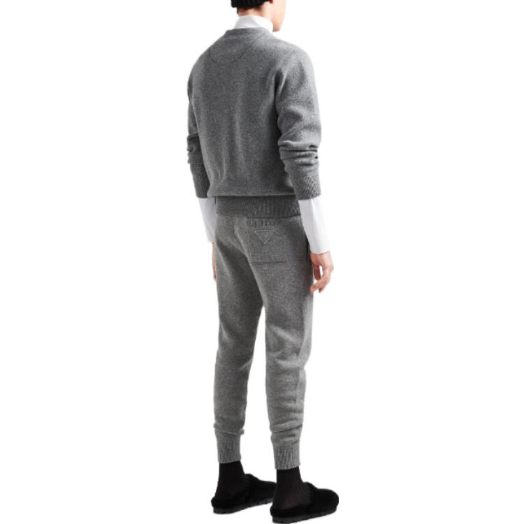 PRADA FW22  Soft Solid Color Casual Pants Grey UMP83-1YB5-F0031-S-211 圖 4