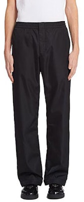 PRADA FW22 純黑直筒休閒長褲 SPH206-1WQ8-F0002-S-221 Order PRADA FW22 純黑直筒休閒長褲 SPH206-1WQ8-F0002-S-221