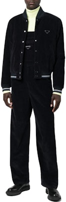 PRADA FW22 Mono Logo Tirantes Mono Azul Marino. SPH224-1RL7-F0SVF-S-221 Lookbook PRADA FW22 Mono Logo Tirantes Mono Azul Marino. SPH224-1RL7-F0SVF-S-221