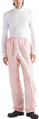 PRADA FW22 白色幾何圖案高領修身毛衣 UMR527-11KK-F0X97-S-222 Lookbook PRADA FW22 白色幾何圖案高領修身毛衣 UMR527-11KK-F0X97-S-222