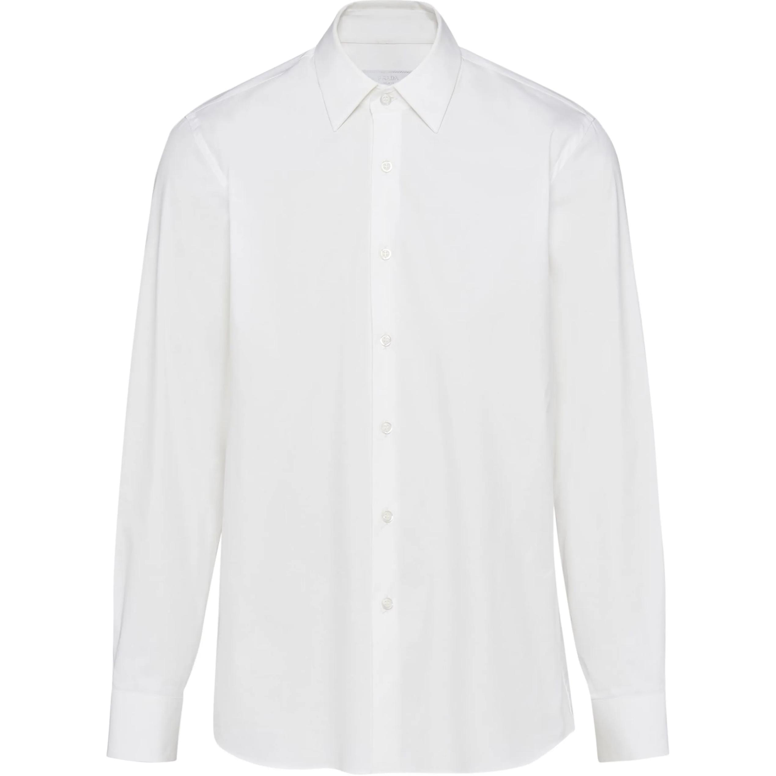 Order PRADA FW22  White Long-Sleeve Sun Protection Shirt UCM608-10HT-F0009