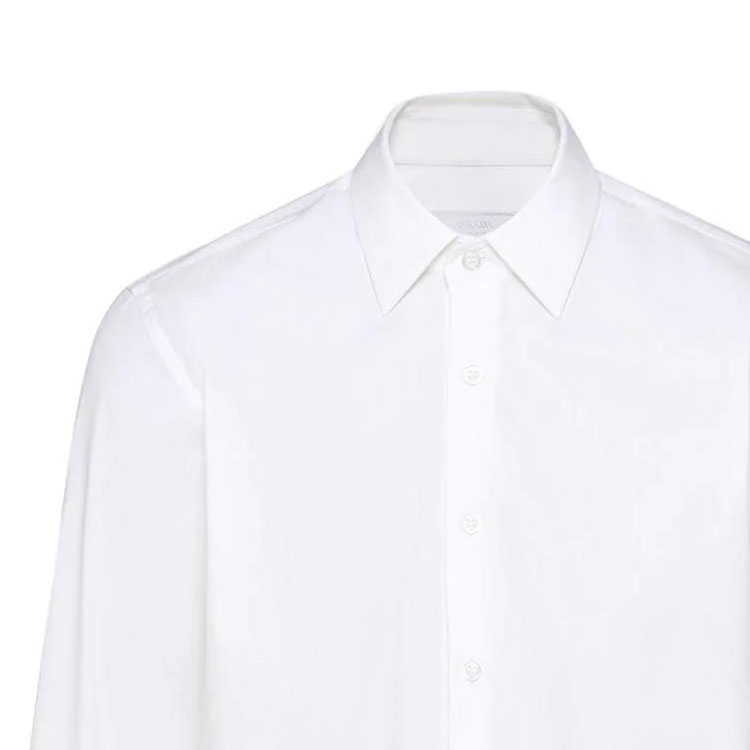 Purchase PRADA FW22  White Long-Sleeve Sun Protection Shirt UCM608-10HT-F0009
