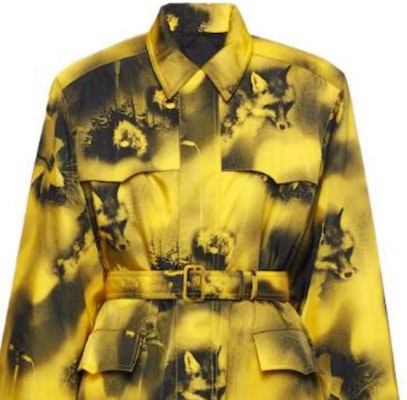 プラダ FW22 イエローパターンベルト付きロングコート. SGC091-11P1-F0010-S-222 Purchase プラダ FW22 イエローパターンベルト付きロングコート. SGC091-11P1-F0010-S-222