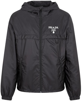 PRADA FW22 Black Letter Print Hoodie Long Sleeve Jacket for Men. SGC052-1WQ9F-0002-S-221 Buy PRADA FW22 Black Letter Print Hoodie Long Sleeve Jacket for Men. SGC052-1WQ9F-0002-S-221