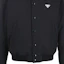 Sizing Chaqueta Bomber Negra Prada FW22 con Parche Triangular SGC073-11A6-F0002